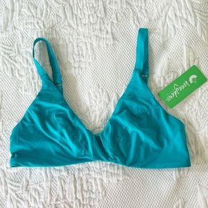 NWT Honeydew Intimates Skinz Bralette Teal Turquoise Size Small Training Bra